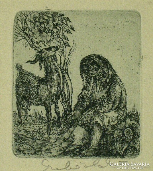Vladimir Szabó: goat, shepherd