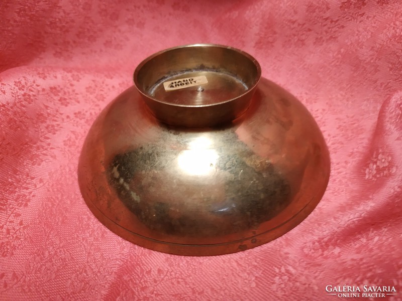 Copper bowl with base