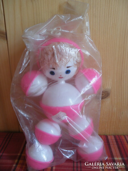 Old retro baby rattle rarity from the 1980s, in its original, unopened bag