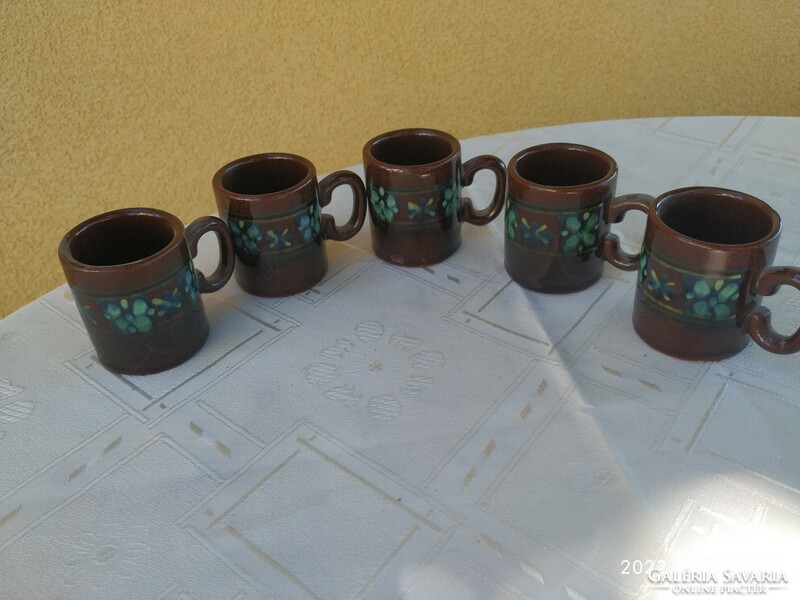 Ceramic mug, glass 5 pcs for sale!