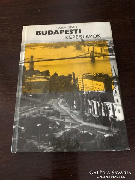 Gábor István : Budapesti képeslapok . Gondolat kiadó 1982.Régi fővárosi épületek egykor és ma.