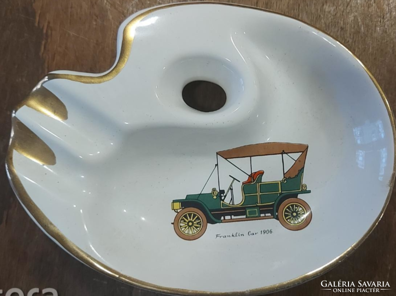 Franklin car - 1906 - patterned porcelain ashtray