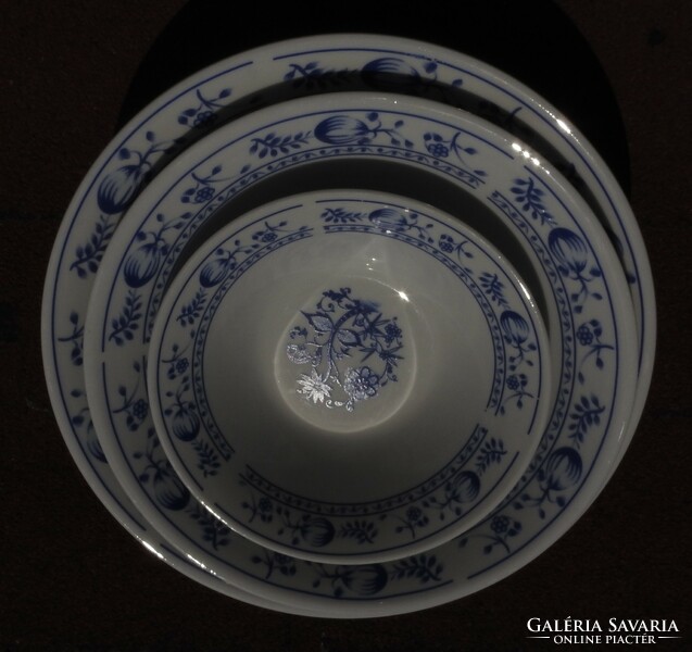 Hagymamintás három részes tál készlet - AML Royal porcelán