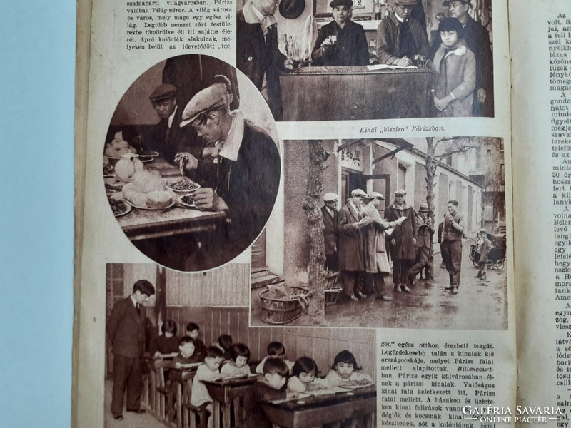 Old newspaper 1932 is the Sunday of the Pest newspaper