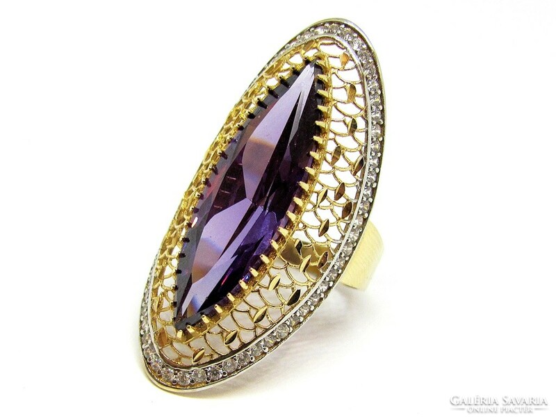 Gold Women's Ring (Kecs-au106661)