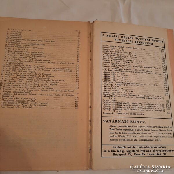 Notation i. Part songbook of elementary schools iii.-and iv. Department for 1928? Edit: free béla