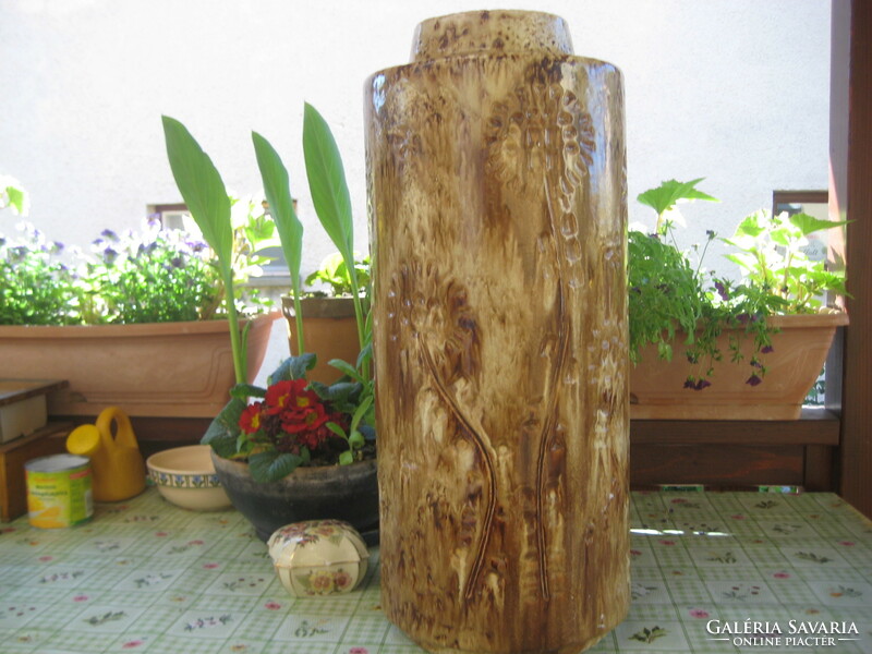 Zsolnay, pyrogranite floor vase, 56 cm