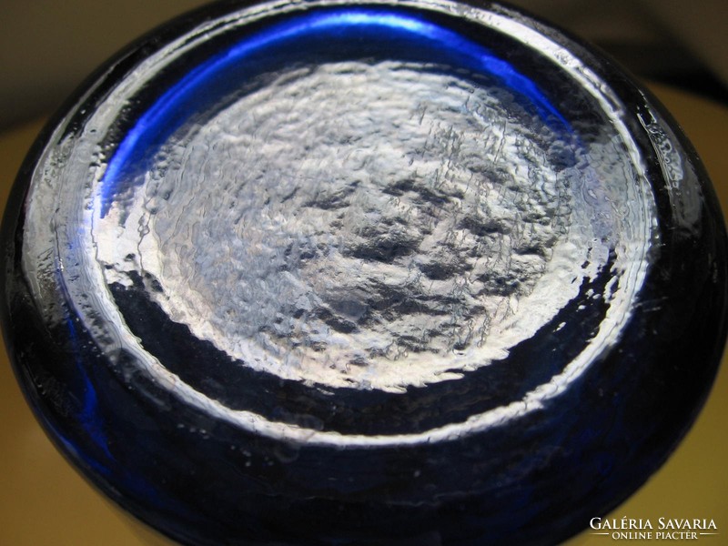 Cobalt blue Norwegian decanter, vase