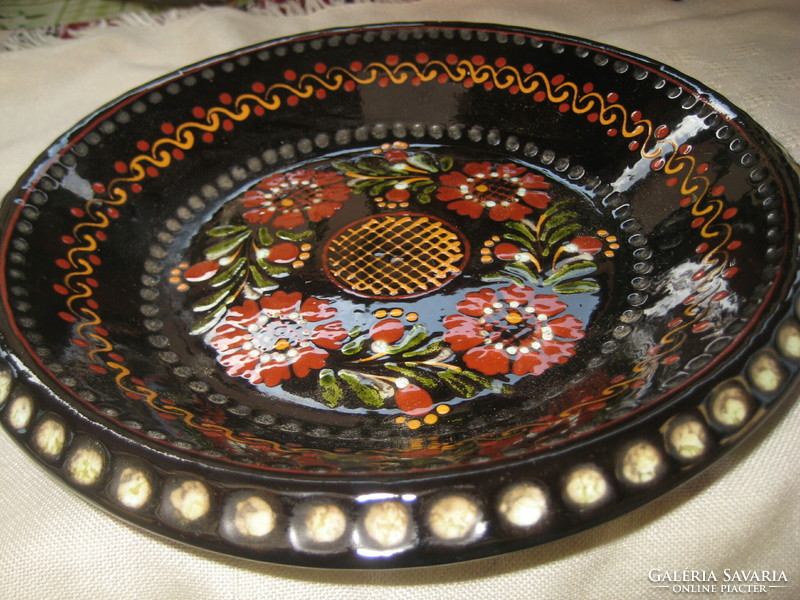 Hódmezővásárhelyi  fali tányér   26 cm