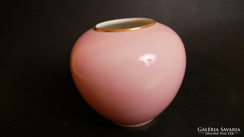 Tirschenreuth bavaria pink vase
