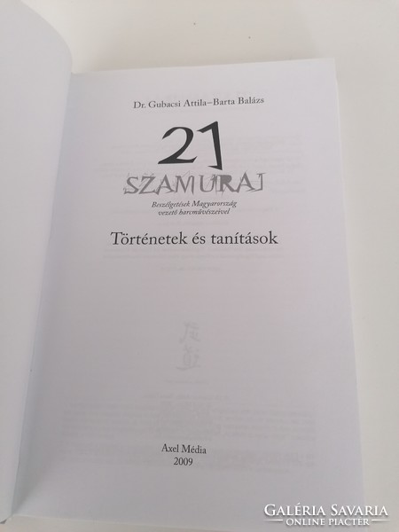 Dr. Attila Gubacsi - Balázs Barta: 21 samurai