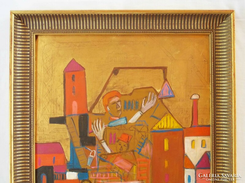 Kondor Béla - Ipar Forradalom című festménye
