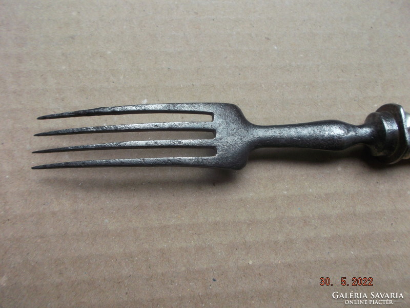 Old fork with silver handle --- 2 ---