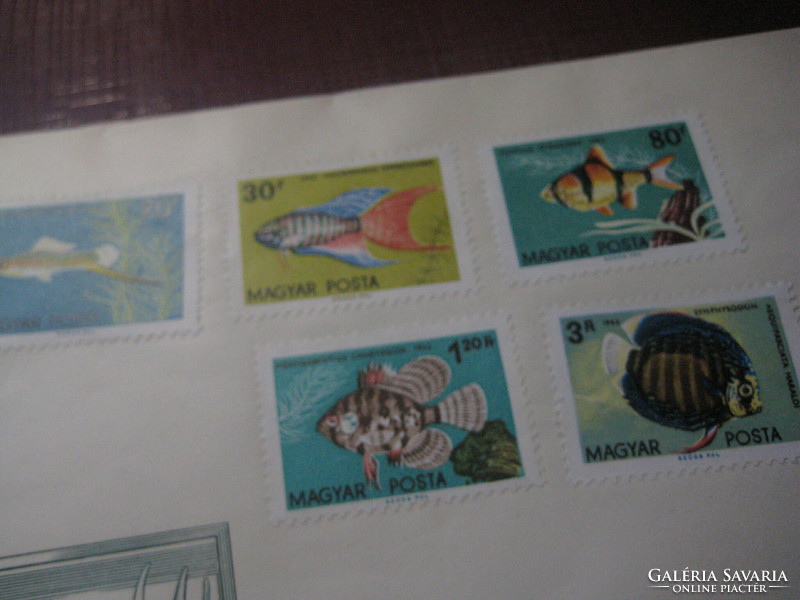 First day stamp ... Aquarium fish