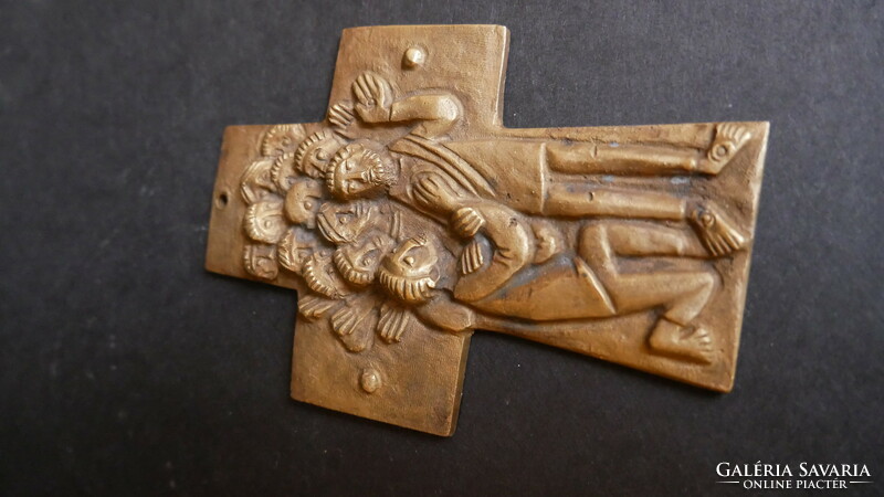 Small copper crucifix