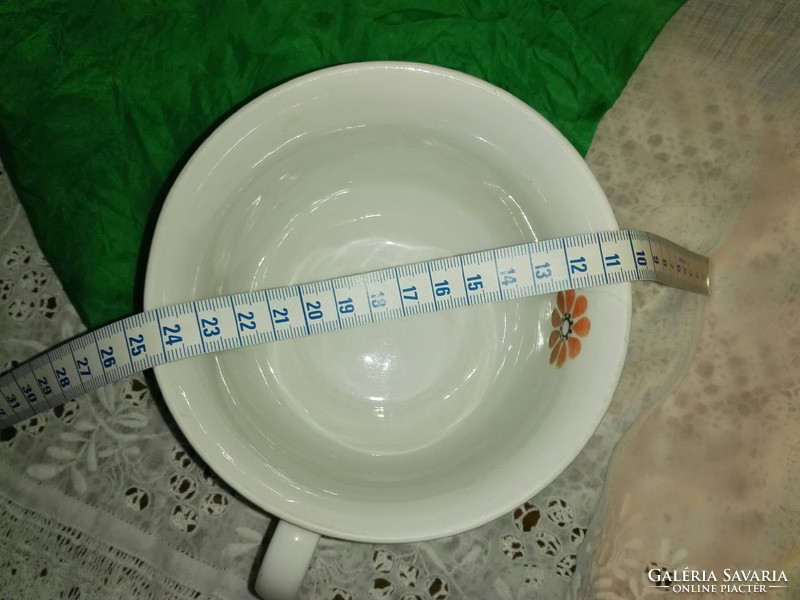 Óriás porcelán bögre,csésze ...14 cm átmérője,7,5 cm magas, 6dl.