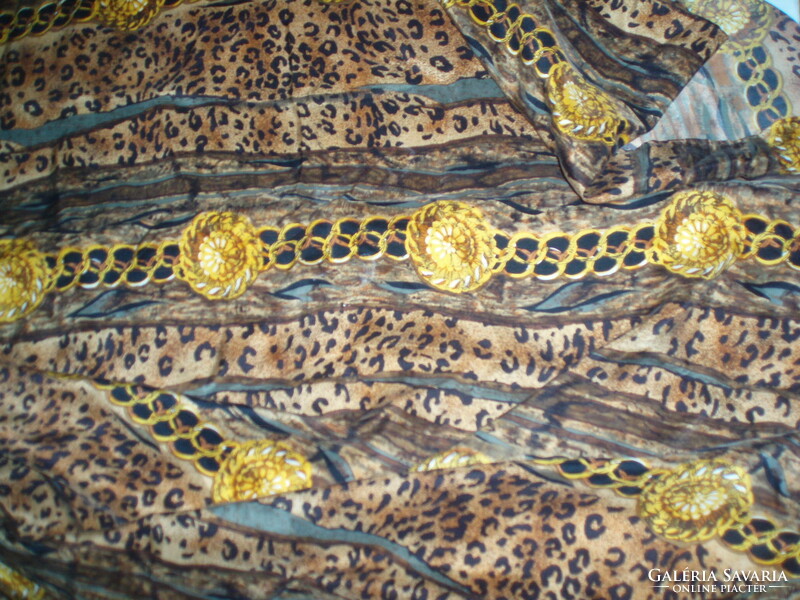 Nagy vintage valódi silk selyemkendő