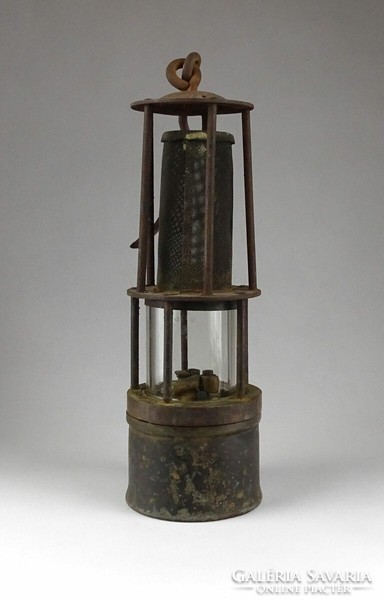 1J139 antique mining lamp carbide lamp pyrover