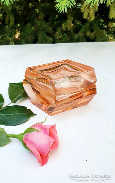 Art deco glass box