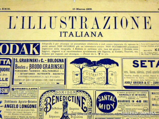 1902 március 16  /  L'ILLUSTRAZIONE ITALIA  /  regiujsag (EREDETI Külföldi újságok) Szs.:  12093