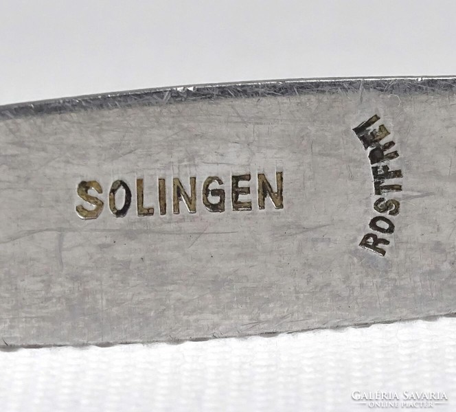 1J151 old solingen silver plated cutlery set