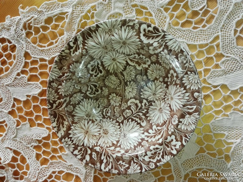 Antik, vintage ,angol csupavirág kis tányér.