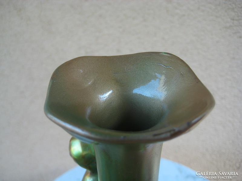 Zsolnay eozin váza , 24 cm
