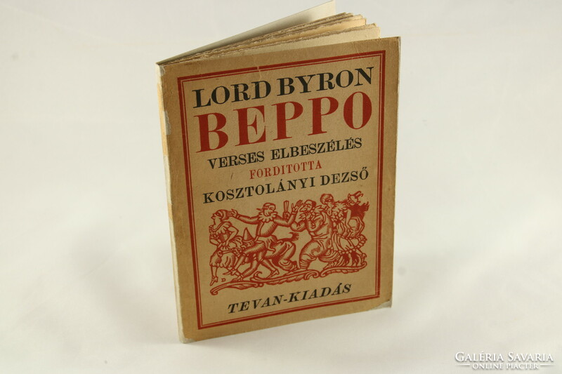 The translation of Lord Byron of Kosztolányi - first edition - is rare in a protective case