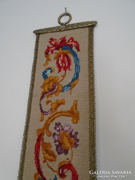 Tapestry maid with copper fittings.