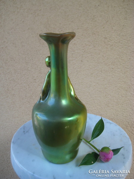 Zsolnay eosin vase, 24 cm