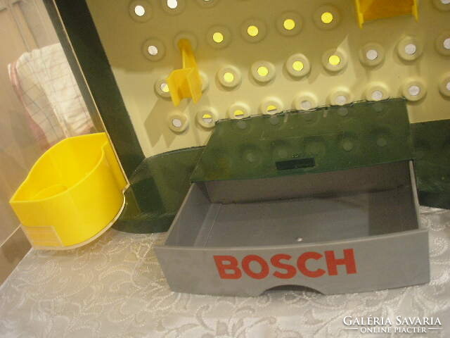 Bosch gyerek játék  nagyméretű fiókos.ajtós  rendszerező ritkaság eladó 35 x 30 x 12-cm