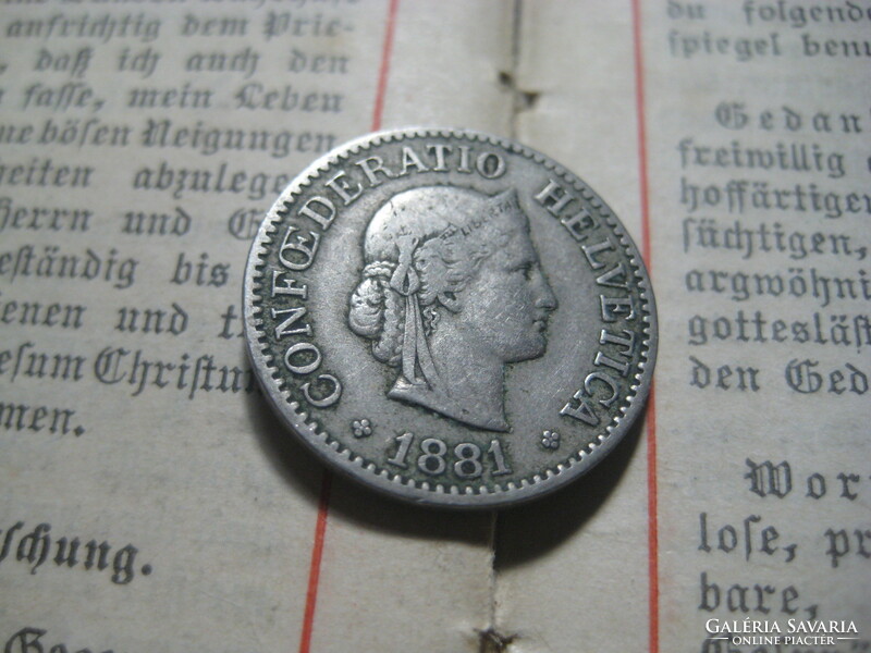 10  Centimes  1881  CH    Svájc