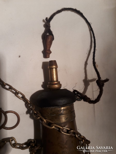 Gunpowder holder made of copper
