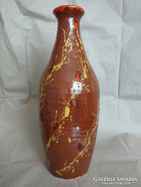 Large handicraft floor vase