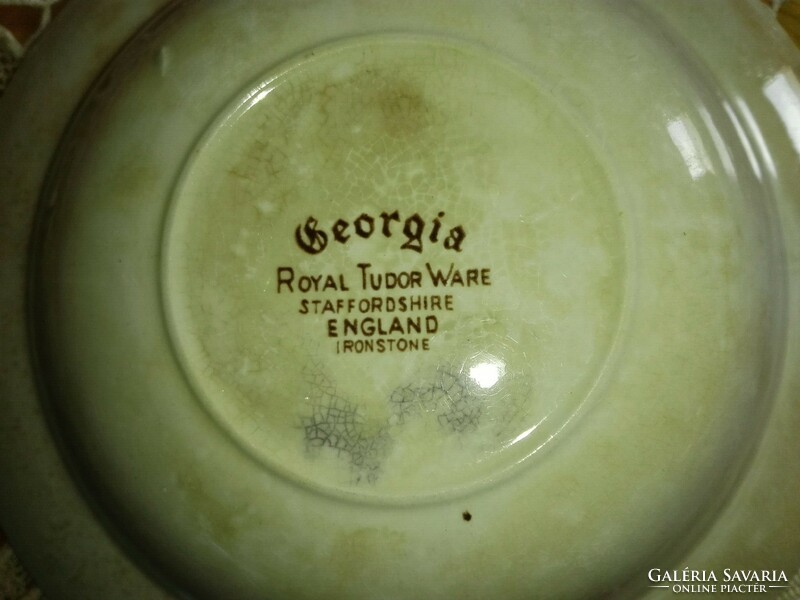 Antik, vintage ,angol csupavirág kis tányér.