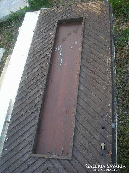 Antique double entrance door, strong 7 cm thick, heavy large family house, with key + safety lock