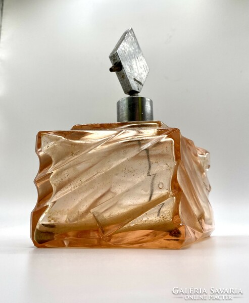 Italian art deco cologne perfume bottle