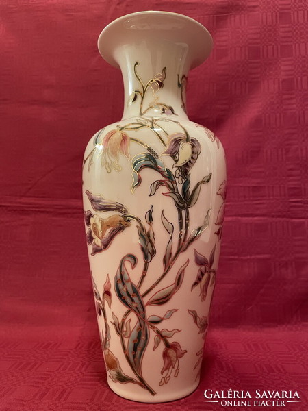 Zsolnay large beautiful flower vase 35cm !!