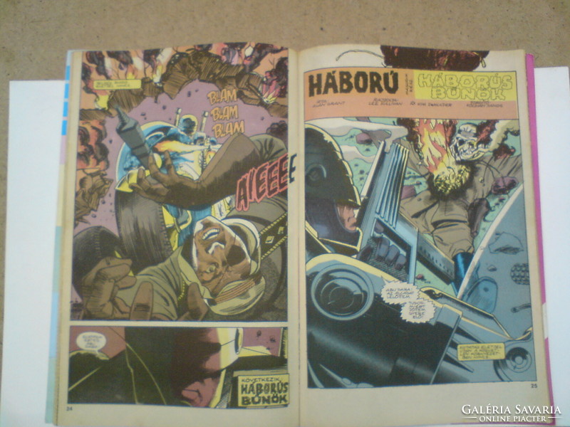 Old comic robot cop 1992/1. February