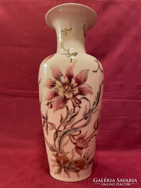 Zsolnay large beautiful flower vase 35cm !!