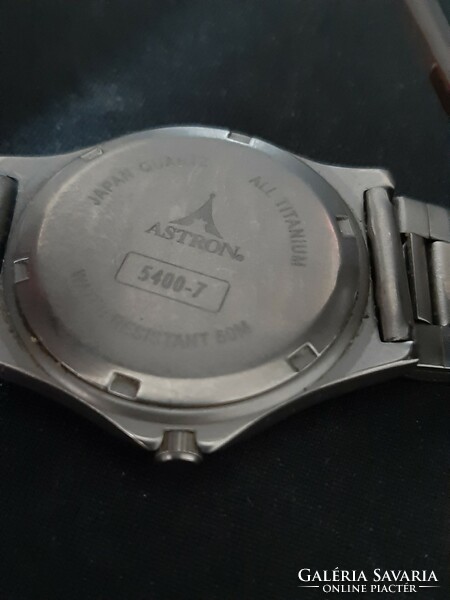 Astron titanium watch