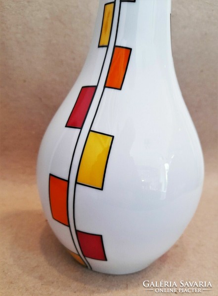Zsolnay retro 2006. Highly limited series individually numbered no .: 1 (!!!) Vase with serial number