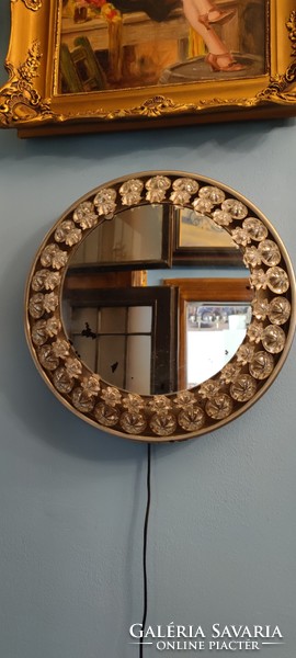 Vintage lamp mirror