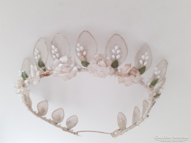 Old bridal headdress myrtle wedding accessory hair ornament
