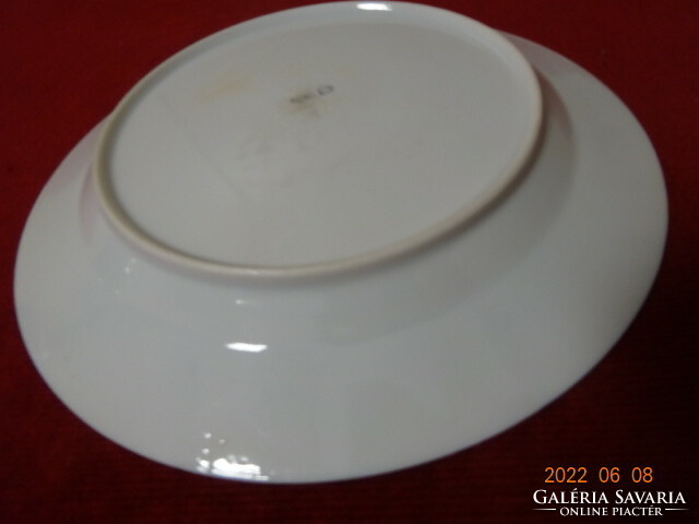 Chinese porcelain small plate, pheasant pattern, diameter 18.5 cm. He has! Jókai.