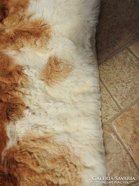 Original red cat fur fur blanket / tablecloth