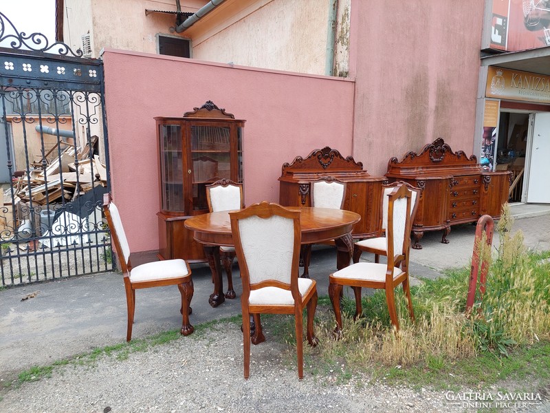 Antique neo-baroque dining set