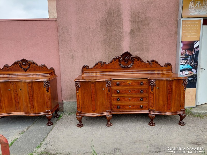 Antik neobarokk étkező garnitúra