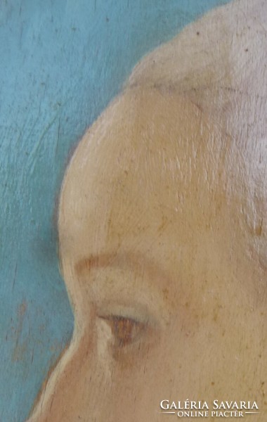 Antonio del Pollaiuolo másolat / fiatal hölgy portré.