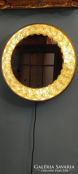 Vintage lamp mirror